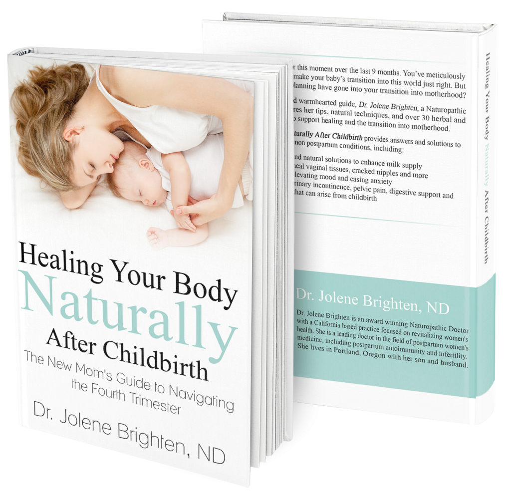 Cover of Healing Your Body Naturally After Childbirth by Dr. Jolene Brighten