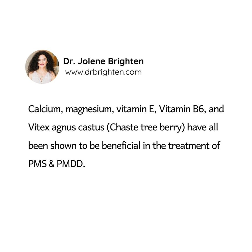 best supplements for PMDD
