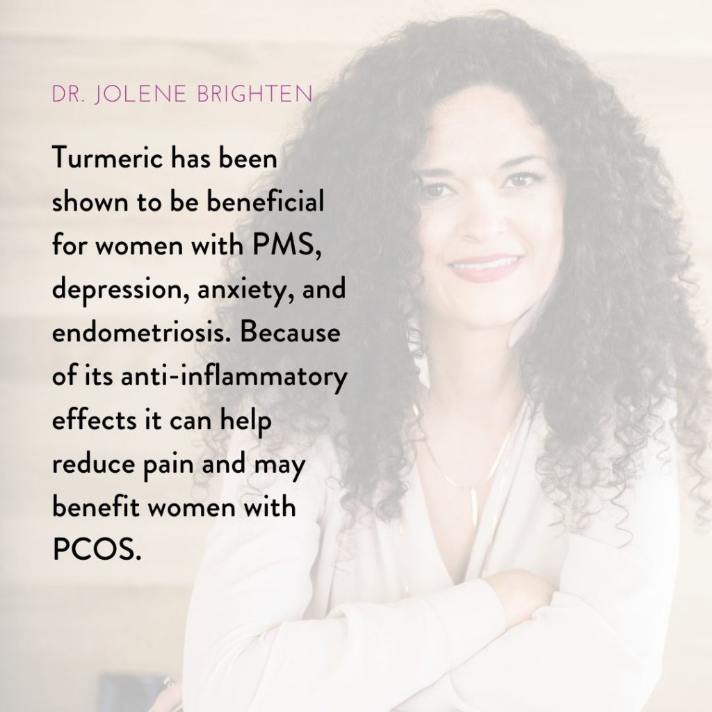 curcumin health benefits for women