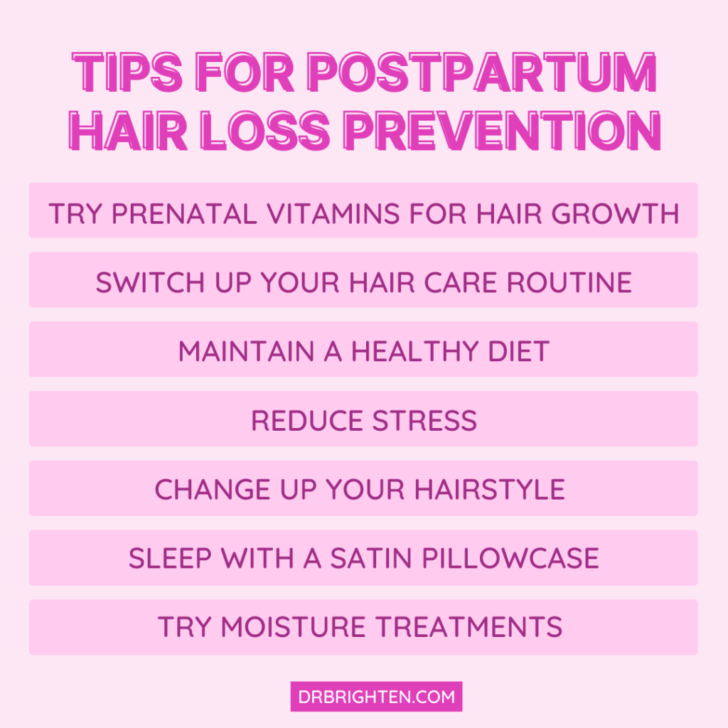 how to prevent postpartum hair loss