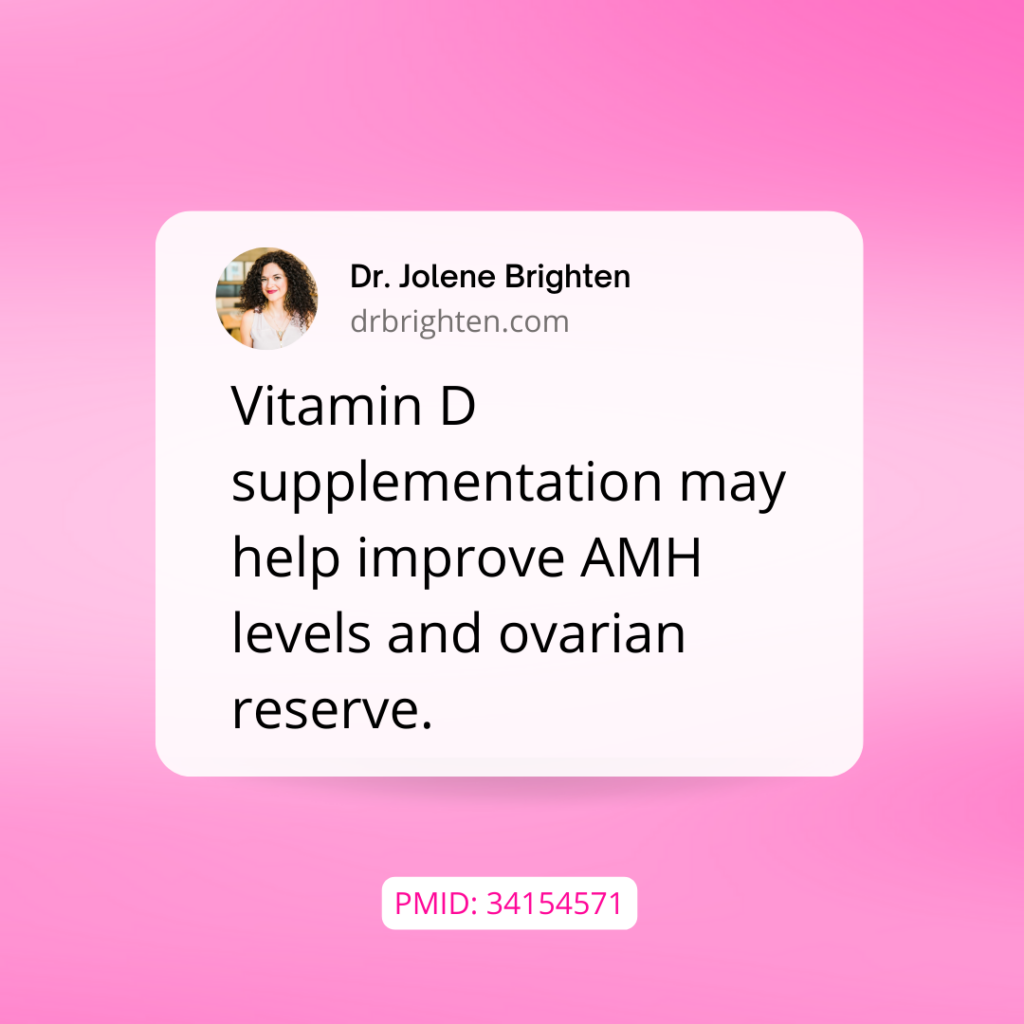 Vitamin D and AMH Levels