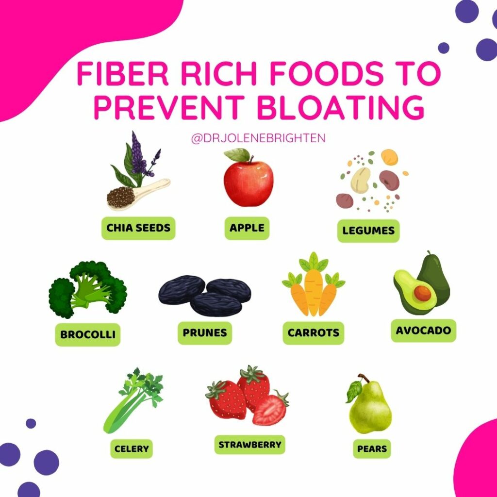 foods to prevent bloating