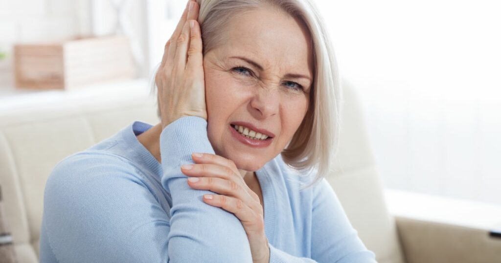 menopause ringing in ears