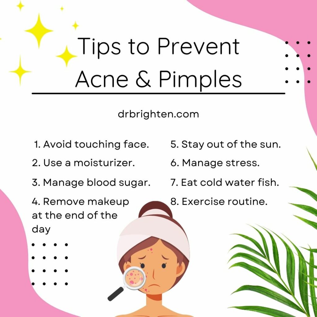 tips to prevent acne