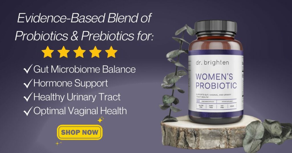 dr brighten women's probiotic