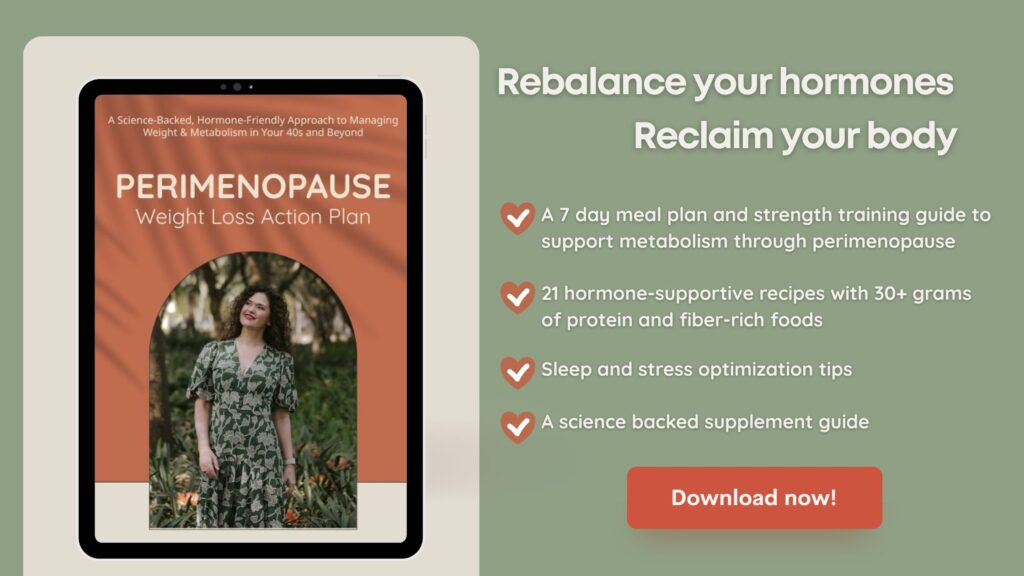 Perimenopause Weight Loss Action Plan